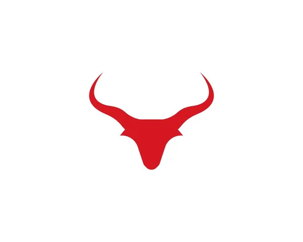 Bull Taurus Logo Szablon — Wektor stockowy
