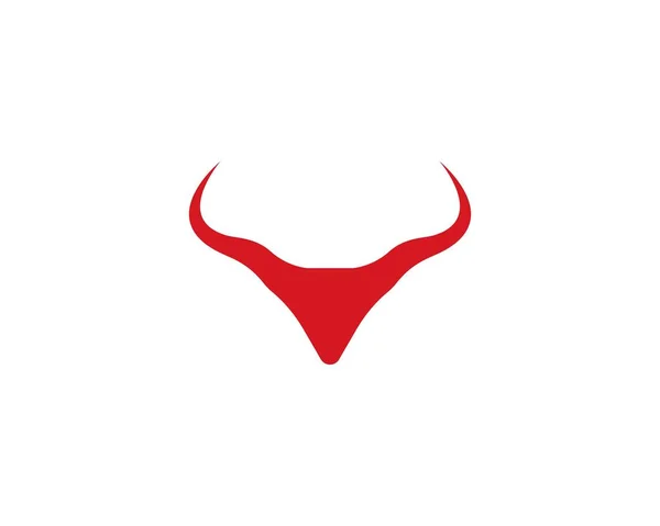 Bull Taurus logotipo modelo — Vetor de Stock