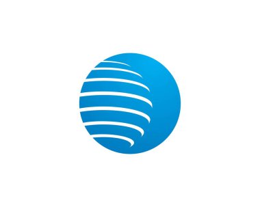 küre ılustration Logo vektör 