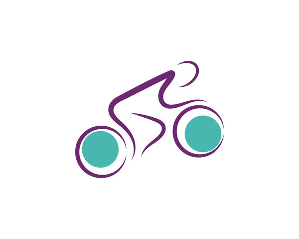 Вектор логотипа велосипеда — стоковый вектор