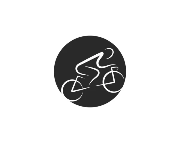 Велосипед логотип векторний — стоковий вектор