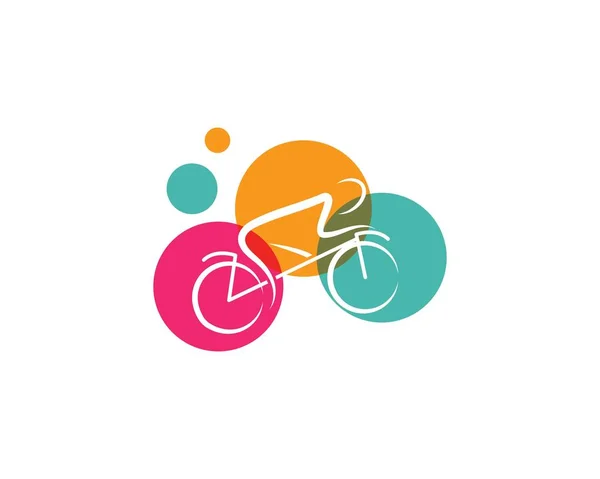 Bicycle logo vector — Stock Vector