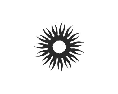 İş logosu, girdap, dalga ve spiral simge 