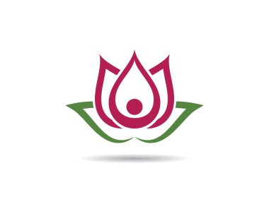 Yoga Lotus çiçek tasarımı 