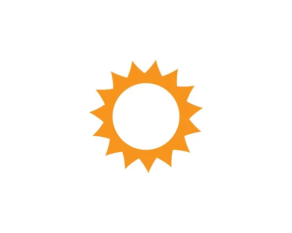 Вектор логотипа солнца — стоковый вектор