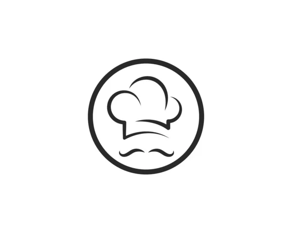 Model voor het logo van de chef-kok — Stockvector