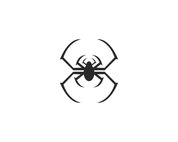 Vetor logotipo aranha — Vetor de Stock