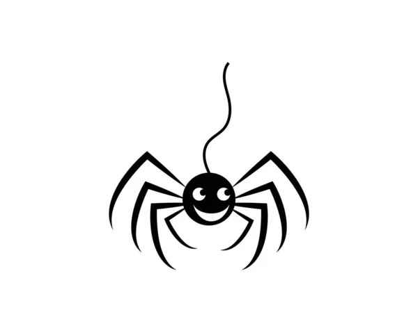 Spinnenlogo-Vektor — Stockvektor