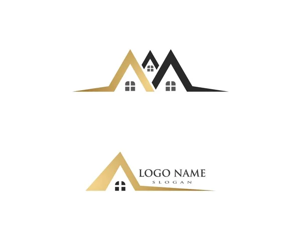 Property and Construction Logo design — Stock Vector