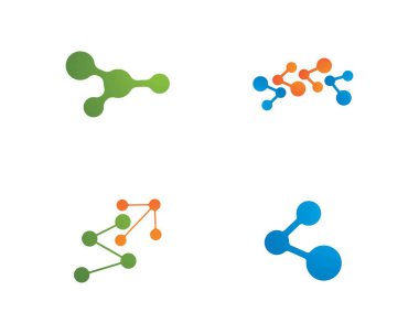 molekül Logo vektör