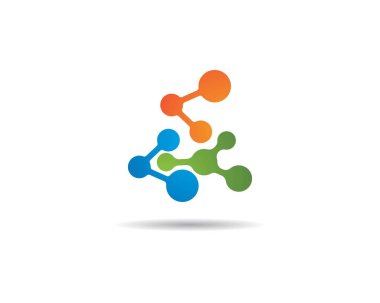 molekül Logo vektör