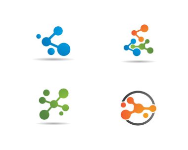 molekül Logo vektör