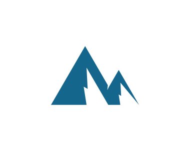 Dağ simgesini Logo iş şablonu