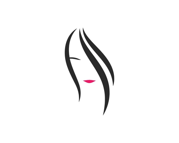 Women face silhouette — Stock Vector