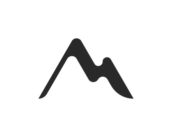 Icône de montagne Logo Business Template — Image vectorielle