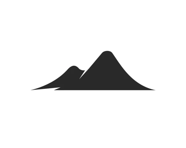 Templat bisnis Logo ikon gunung - Stok Vektor
