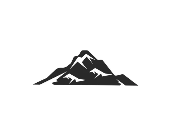 Berg-Ikone Logo Geschäftsvorlage — Stockvektor