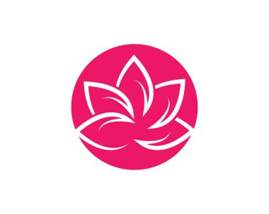  çiçek tasarım logo şablonu