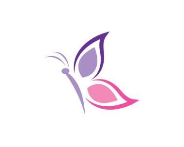 Kelebek logo şablonu
