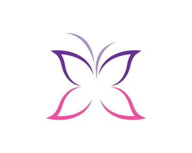 Kelebek logo şablonu