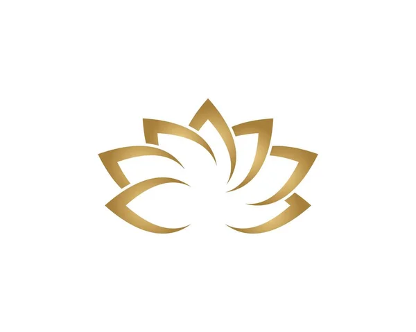 Flowers design logo Template — Stock Vector