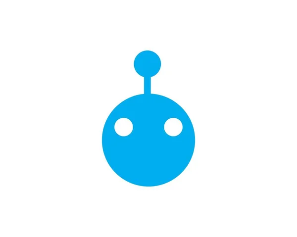 Robot logo vecteur — Image vectorielle