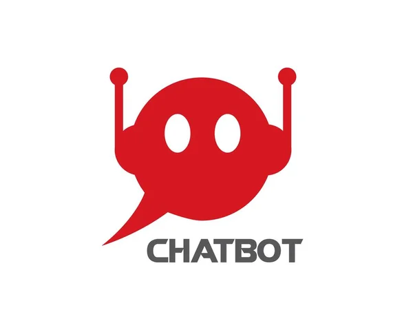 Chatbot logo vektor — Stock vektor