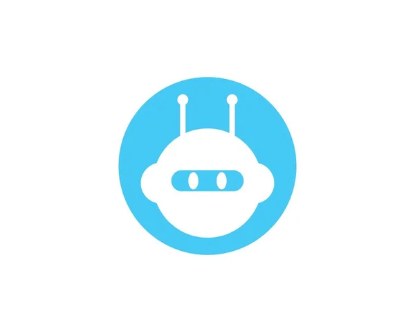 Robot logo vektörü — Stok Vektör