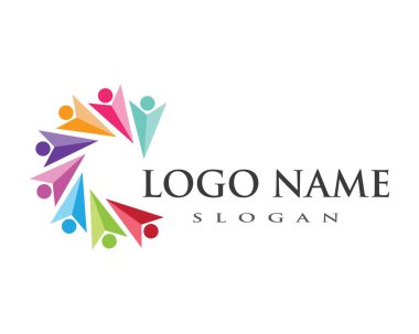 toplum hizmeti Logo şablonu 