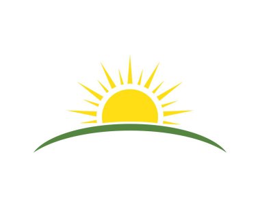 Güneş ılustration Logo vektör