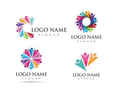 toplum hizmeti Logo şablonu 