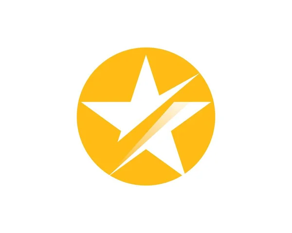 Modelo de logotipo estrela — Vetor de Stock