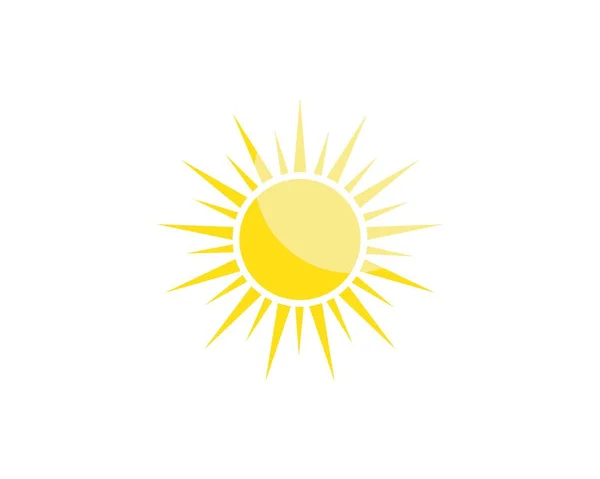 Вектор логотипа солнца — стоковый вектор