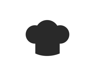 Şapka şefi logo şablonu