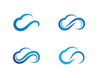 Bulut Logo şablonu 