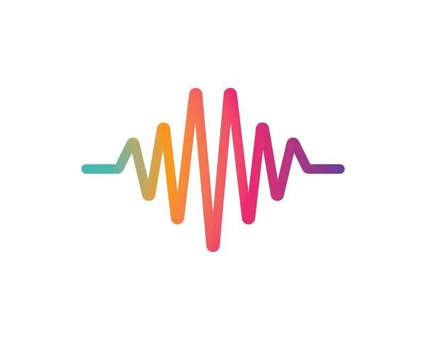 Sound wave ilustration — Stock Vector