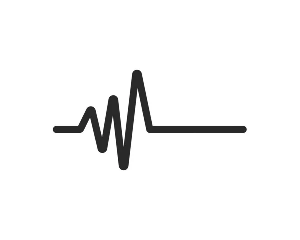 Vektor pulsní linie — Stockový vektor