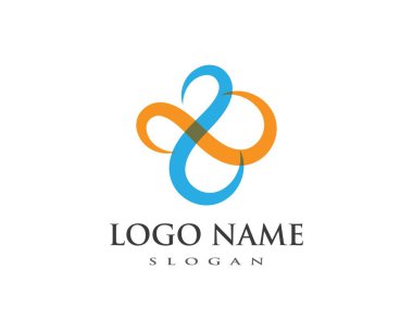 soyut birlik vektör logo tasarımı