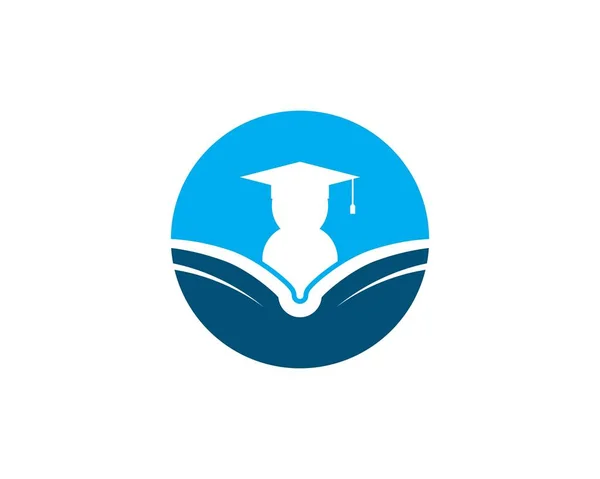 Wzór logo edukacji — Wektor stockowy