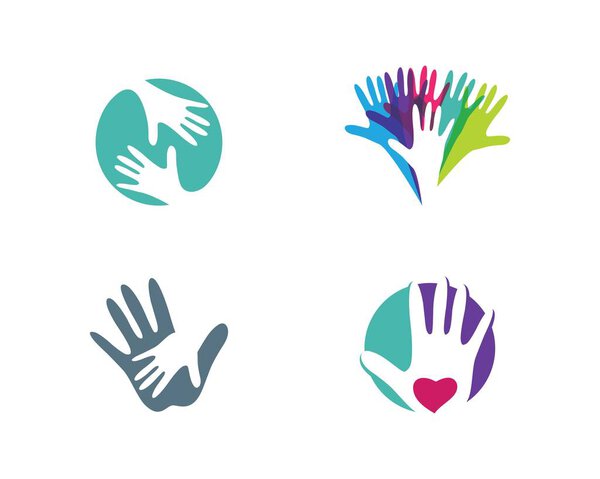 Hand Care Logo Template 