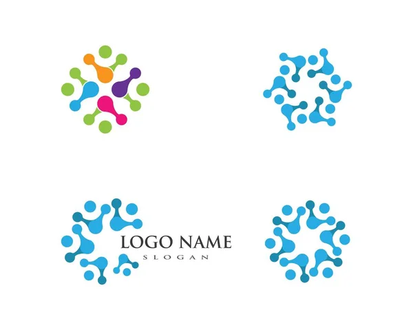 Cuidado da comunidade Modelo de logotipo —  Vetores de Stock