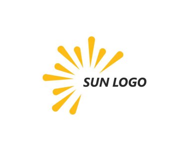 Güneş ılustration Logo vektör