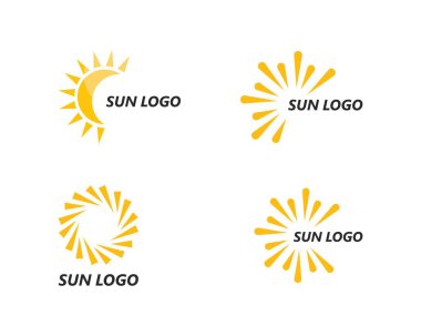 Güneş ılustration Logo vektör