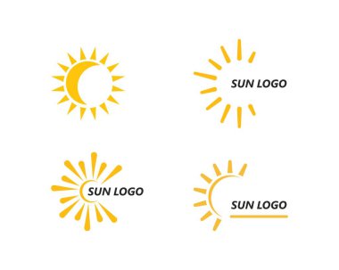 Güneş ılustration Logo vektör