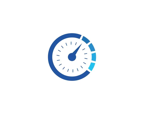 Gyors idő logo vektor — Stock Vector