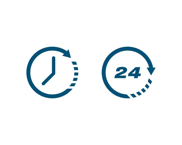 Time logo vector — Stock Vector