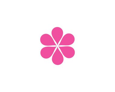  çiçek tasarım logo şablonu