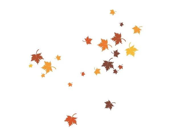 Autumn Leaf background template — Stock Vector