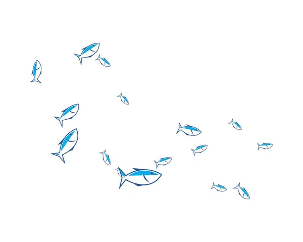 Fond de poisson vecteur — Image vectorielle