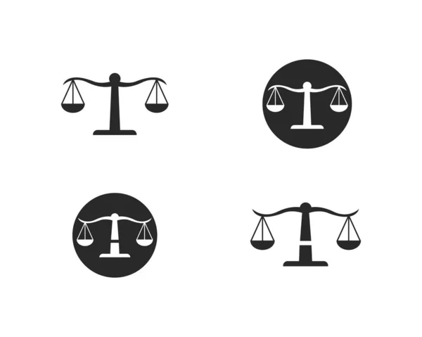 Vetor de logotipo do escritório de advocacia — Vetor de Stock